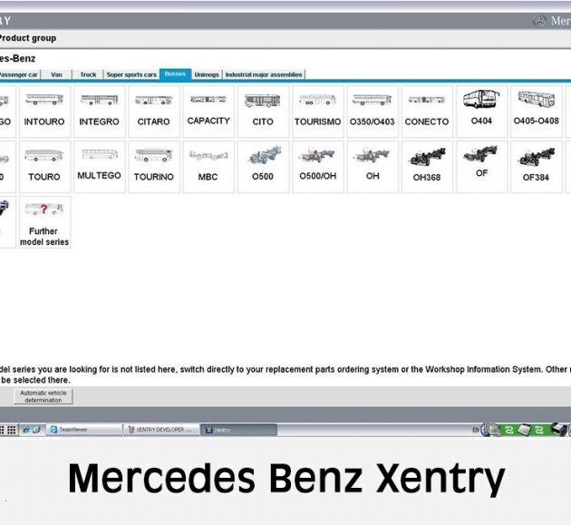 نرم افزار تعمیر و نگهداری بنز Mercedes Benz Xentry