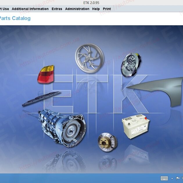 نرم افزار بانک اطلاعاتی قطعات خودرو BMW ETK